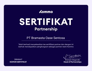 Kommo Certificate